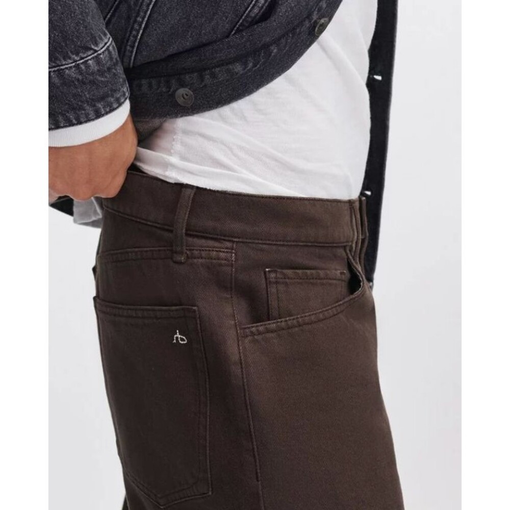 Rag & Bone Fit 2 Slim Jeans Men 34x32 Coffee Brown Stretch Denim NEW with tags